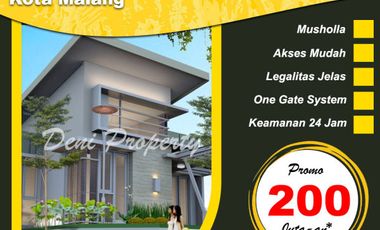 Rumah murah minimalis di Skay Hill Karangploso