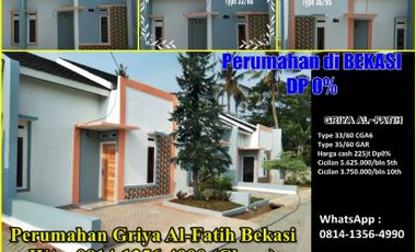 Rumah 250 Juta-an Mantap Cluster Griya al-Fatih Bekasi