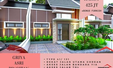 Hanya 1 unit rumah hunian minimalis area sumberarum