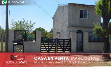 CASA EN VENTA - Marcos Paz - Pcia. de Bs. As.