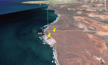 Terreno Industrial en venta de 400 Hectáreas, Punta Colonet, Ensenada México.