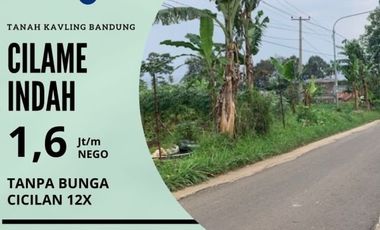 Tanah Kavling Perumahan Cilame Indah Tanpa Bunga