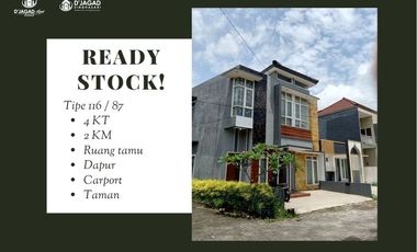 SIAP HUNI SEKARANG! RUMAH DEKAT PARIWISATA TIPE 116