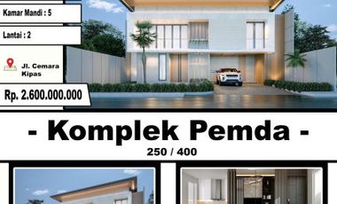 milki hunian mewah design kontemporer sangat mewah di cemara gading/cemara kipas