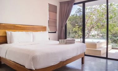 Hotel boutique con 5 suites, 6 recamaras, roof top con alberca, amueblado