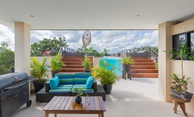 Hotel boutique con 5 suites, 6 recamaras, roof top con alberca, amueblado