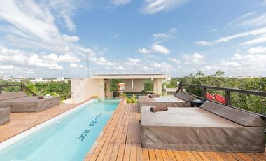 Hotel boutique con 5 suites, 6 recamaras, roof top con alberca, amueblado