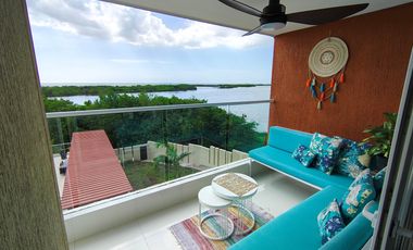 apartamento en arriendo/venta en playa mendoza. Cod A106806