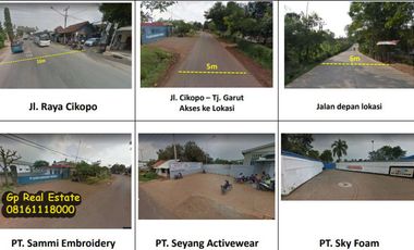 Dijual Tanah 300.000 m2 cocok untuk Industri Cikopo - Tj. Garut Purwakarta