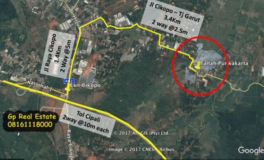 Dijual Tanah 300.000 m2 cocok untuk Industri Cikopo - Tj. Garut Purwakarta