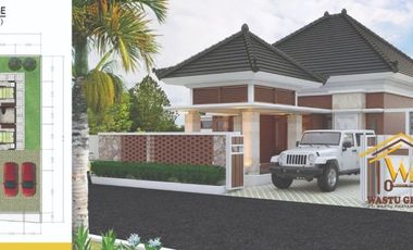 RUMAH PREMIUM TERSEDIA PRIVAT POOL DI SLEMAN, LOKASI STRATEGIS TEPI JALAN