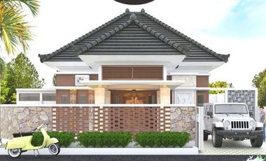 RUMAH PREMIUM TERSEDIA PRIVAT POOL DI SLEMAN, LOKASI STRATEGIS TEPI JALAN