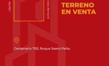 Terreno - Roque Saenz Peña