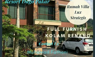 Rumah Dijual di Resort Dago Pakar Bandung Full FurnishLengkap Dengan Kolam Renang