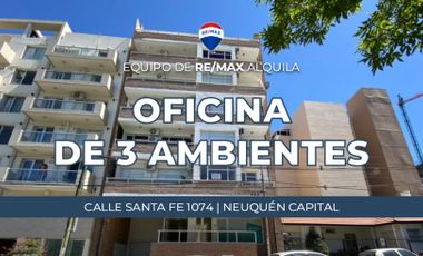 ALQUILER OFICINA 3 AMBIENTES CALLE SANTA FE 1074