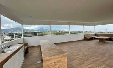EN RENTA DEPARTAMENTO DE LUJO ALTOZANO MODERNO NUEVO CON VISTA