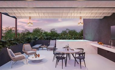 Departamento en venta Mérida Yucatán, Malta Temozón Norte