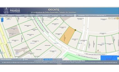 Terreno Comercial en venta o renta en Centro Sur. Querétaro. 1,250 m2 en el Corazón Comercial y Financiero, Centro Sur