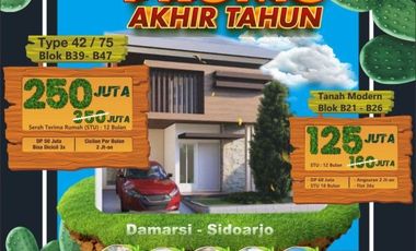 DP 50 Jutaan Hunian Town House di Sidoarjo Termurah
