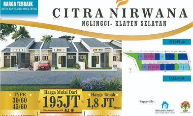 Rumah Murah, di Perumahan Siap Bangun, Hanya 3 km dari Pemda Klaten