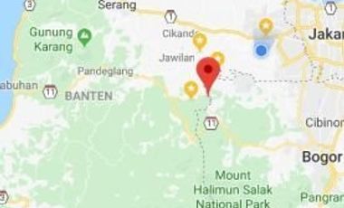 Cheap land for sale 320 Ha in Curugbitung Lebak Banten