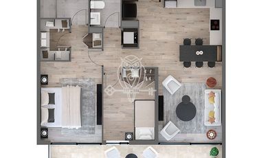 Departamento 2D/2B nuevo en venta Ñuñoa. Sin Comision.