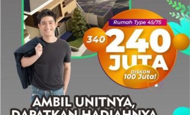 Perumahan milenial terbaru di damarsi dekat bandara type 45/75