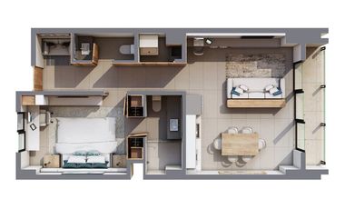 Departamento en venta en Nuevo Vallarta