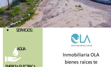 TERRENO CON SERVICIOS EN LA BARRA DE COLOTEPEC EN PUERTO ESCONDIDO 