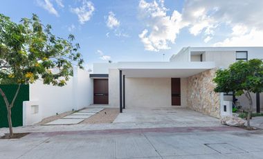 Casa en pre venta modelo D de un piso Simaruba Temozón Norte