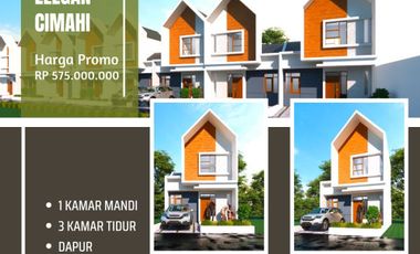 Rumah baru murah pinggir jalan Tanimulya dekat permata Cimahi
