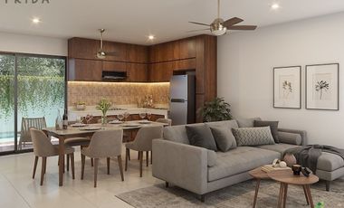 Villa (3R) en Venta en Frida Residencial en Conkal