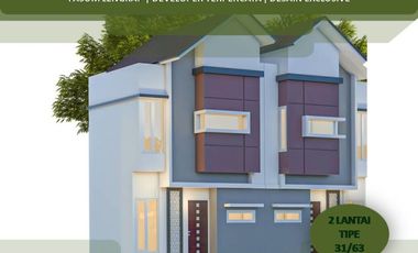 Rumah Dijual di Malang Tipe 31/63 Murah dan Free Biaya