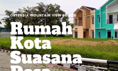 Miliki Rumah Dua Lantai Hook Kota Bogor View Gunung dan Sawah