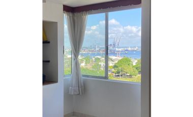 Apartamento en Bocagrande con Vista a la Bahía y al Mar Cartagena
