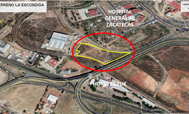 Terreno Comercial en Venta en Zacatecas, Zac. En La Escondida
