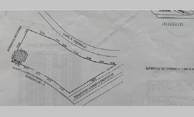 Terreno Comercial en Venta en Zacatecas, Zac. En La Escondida