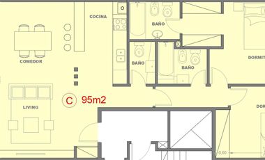 Depto 3 ambientes Suite Balcon Terraza Ramos Mejia (1C)