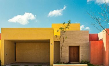 Residencias en venta de un piso en Privada Residencial en Conkal, Yucatan.