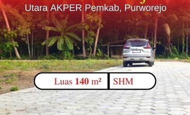Dekat Kampus UMP; Tanah Purworejo, SHM