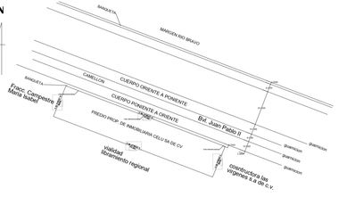 Terreno a nivel de calle y limpio! Bulevar Juan Pablo 2do Juárez Chih.
