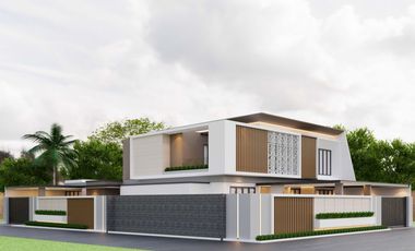 rumah tipe 600 full interior dan kolam renang di komplek pemda