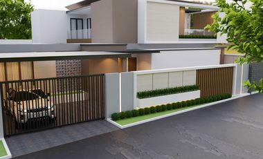 rumah tipe 600 full interior dan kolam renang di komplek pemda