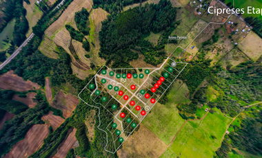 Parcela en Venta en Parcelación Agricola Los Cipreses (Etapa 2) 5. 000 m2, Paillaco, Futrono, Valdivia