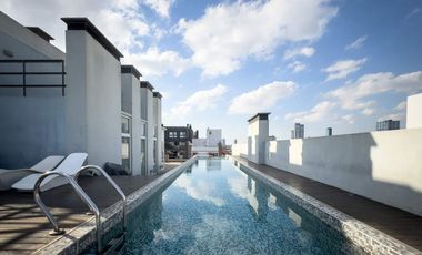 Av. Niceto Vega al 5700, Palermo Hollywood. Alquiler Temporario de 1 gran ambiente con balcon y  Amenities