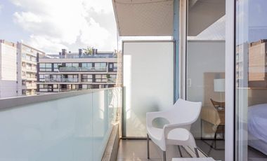 Av. Niceto Vega al 5700, Palermo Hollywood. Alquiler Temporario de 1 gran ambiente con balcon y  Amenities