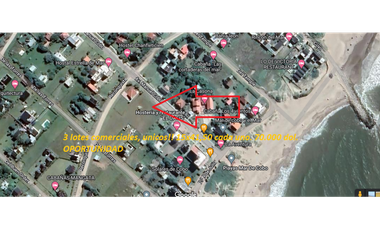 3 lotes comerciales Mar de Cobo