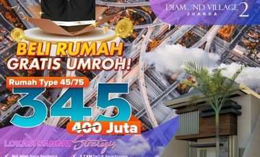 Paling Nyaman, Hub 08213993---- Rumah Murah Sidoarjo Olx 345 Juta Diamond Village Juanda 2