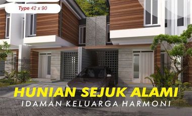 Rumah di Cileungsi hijau 9 Km ke Stasiun LRT Cibubur