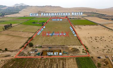 Ocasión!! 🏗️ Venta De Terreno Industrial  Z I3  De 7 Hectareas Ubicado En La Panamericana Norte Km 97 – Cerca Al Mega Puerto De Chancay